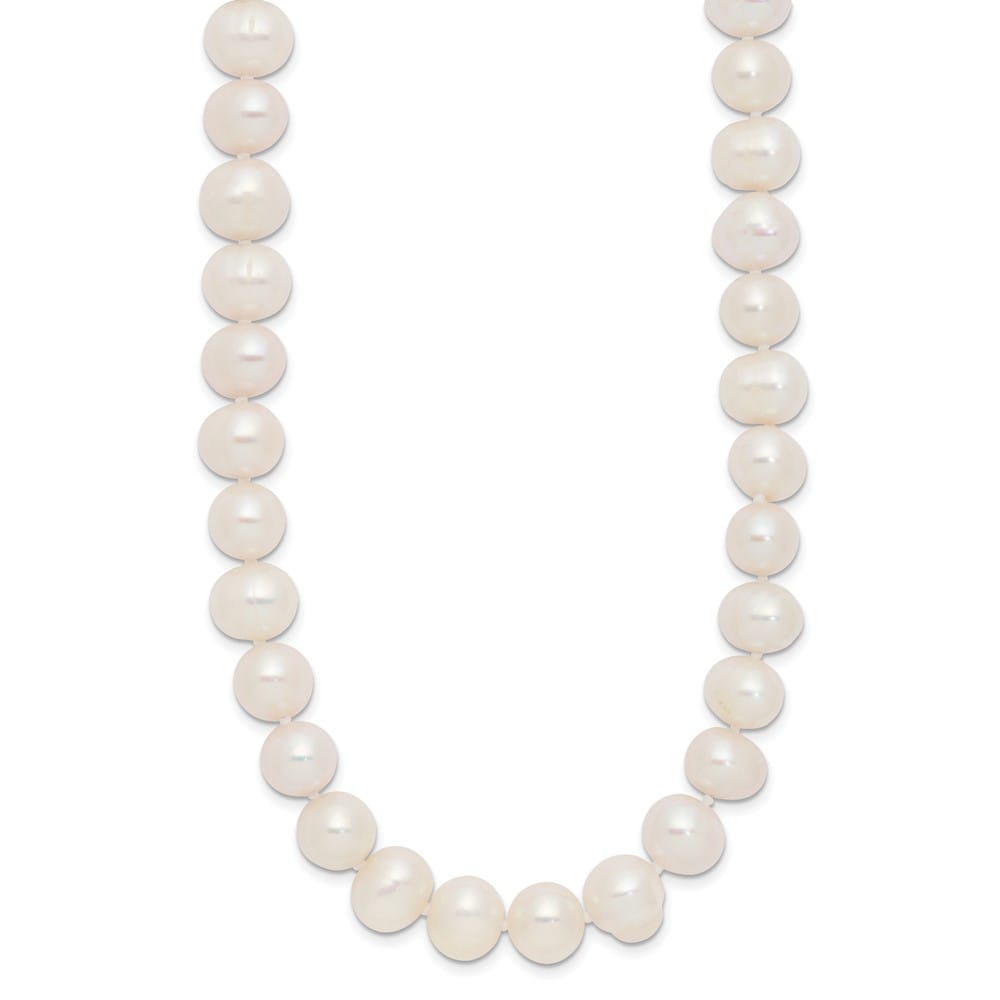 9-10mm White Semi-Round Cultured Pearl Endless 80 inch Necklace