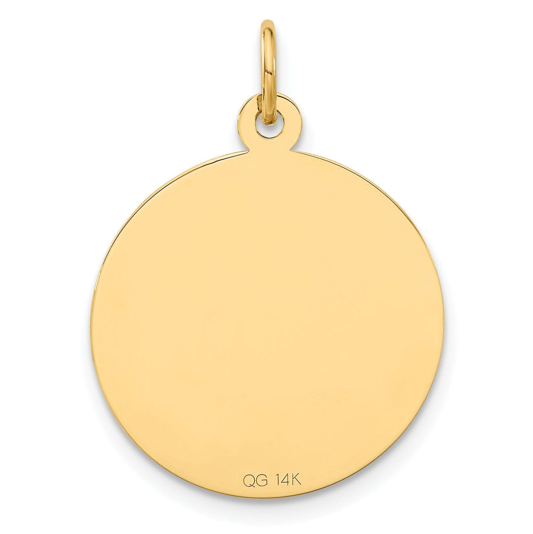 14k  Yellow Gold LAS VEGAS NEVADA with Dice Disc Pendant