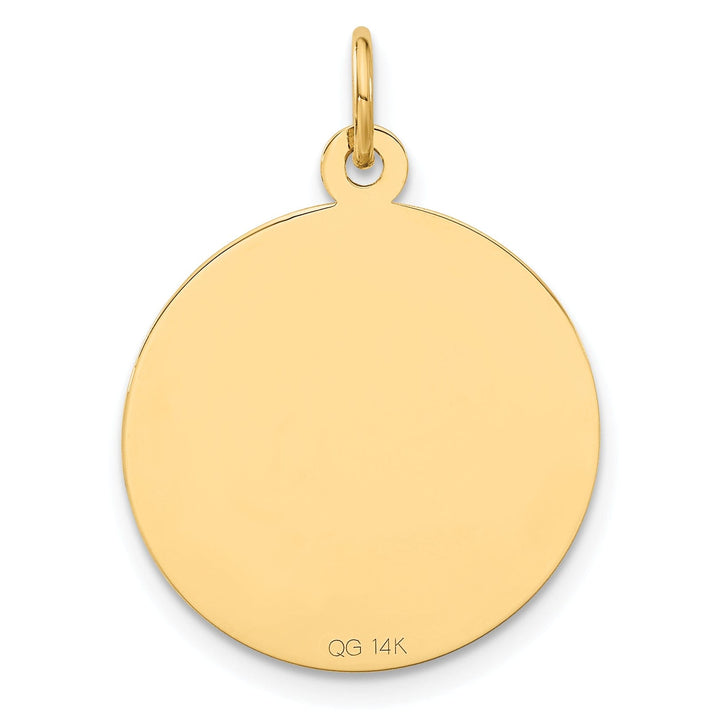 14k  Yellow Gold LAS VEGAS NEVADA with Dice Disc Pendant