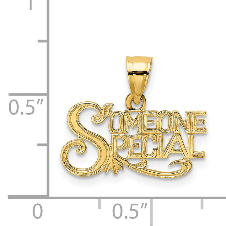 14k Yellow Gold SOMEONE SPECIAL Pendant