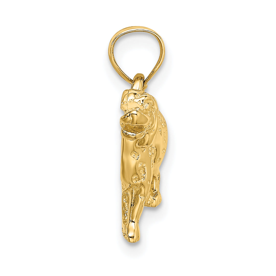 14k Yellow Gold Dalmatian Dog Charm Pendant