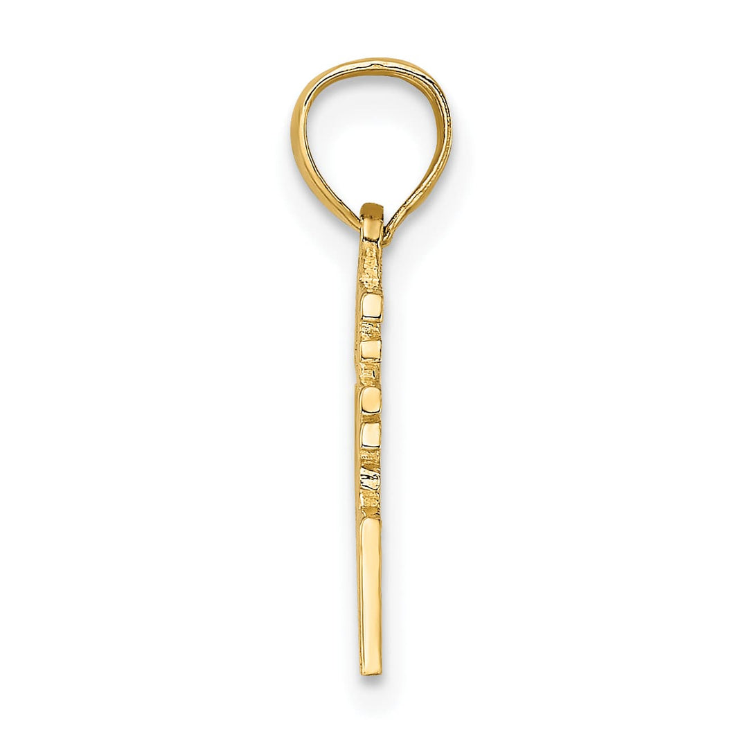 14K Yellow Gold Live Laugh Love Charm