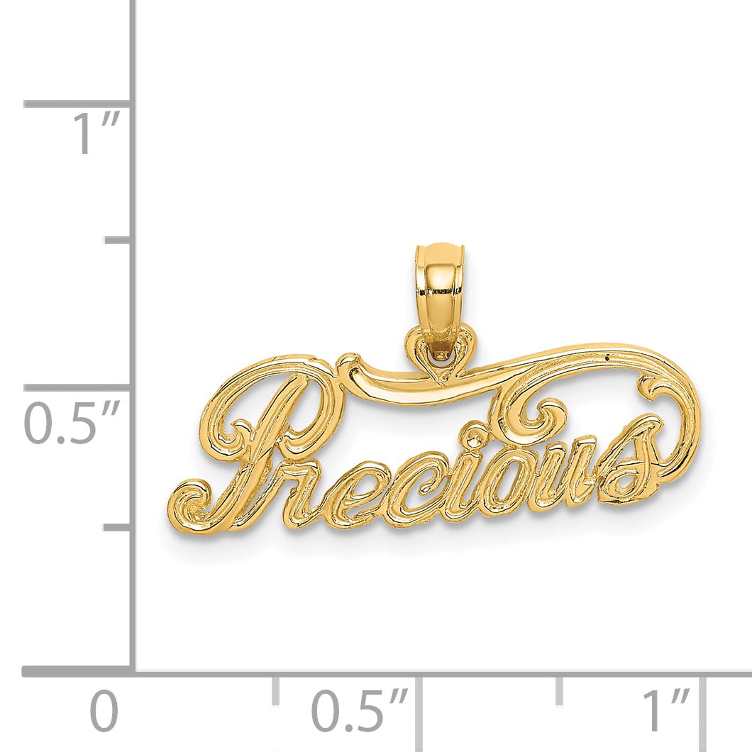 14K Yellow Gold Precious Charm