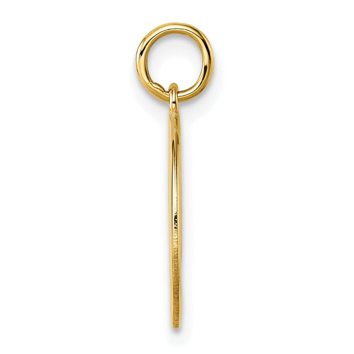 14K Yellow Gold Polished Om Hinduism Symbol Pendant