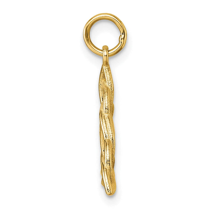 14K Yellow Gold Polished Celtic Knot Design Pendant