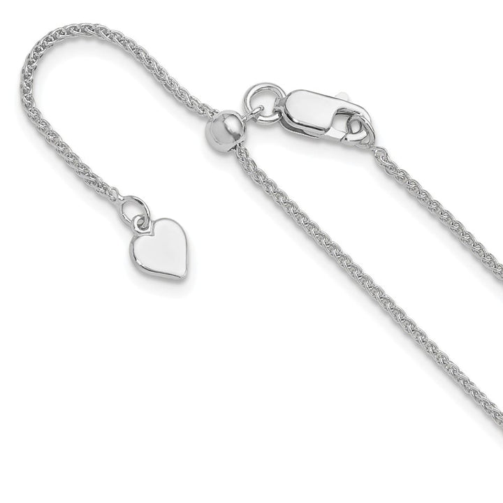 Lovely Rita's Chains Sterling Silver Adjustable 1.3mm Spiga Chain