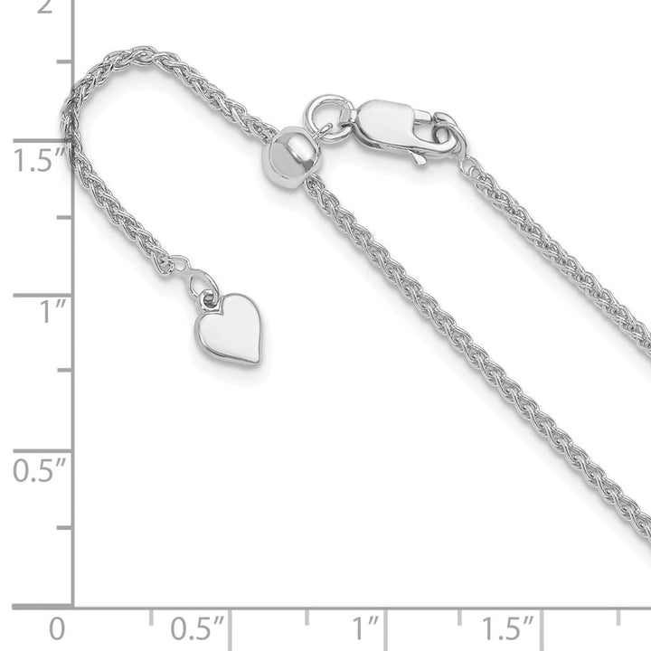 Lovely Rita's Chains Sterling Silver Adjustable 1.6mm Spiga Chain