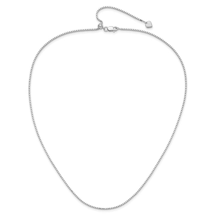 Lovely Rita's Chains Sterling Silver Adjustable 1.3mm Box Chain