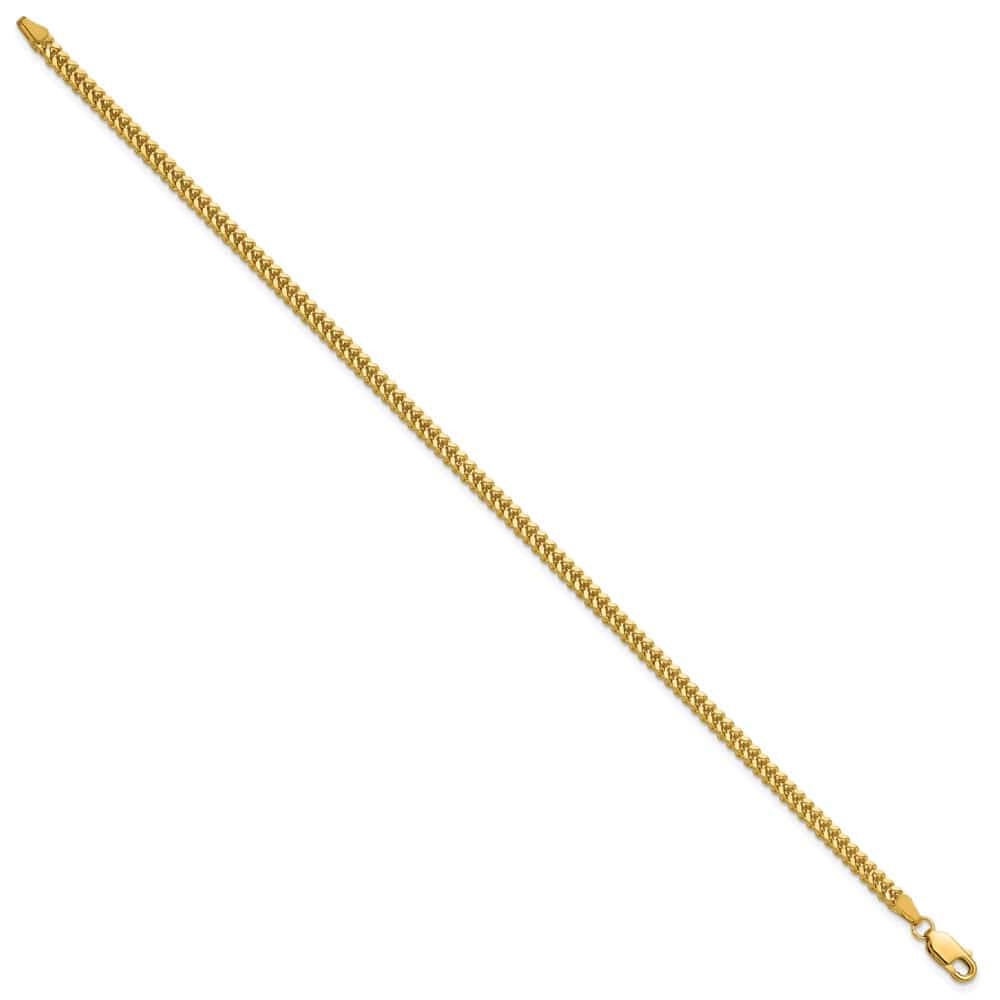 10K Yellow Gold 2.3mm Franco Chain