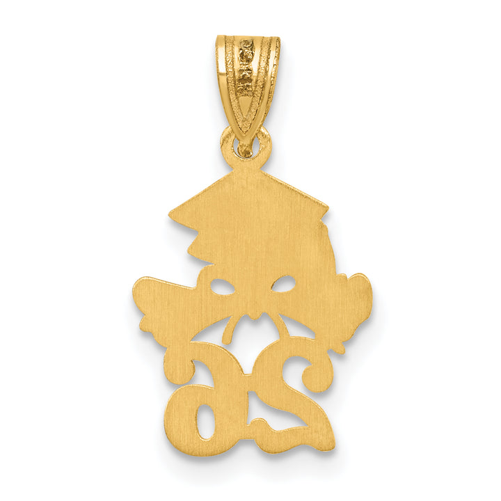 14K Yellow Gold Graduation Cap Diploma 26 Charm