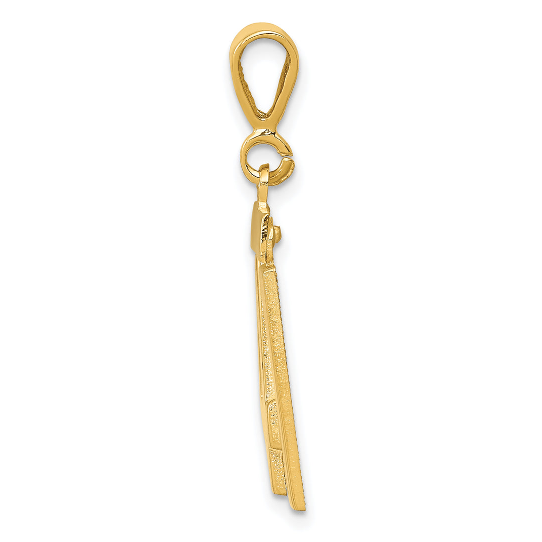 14k Yellow Gold Medium Polished Number 41 Charm