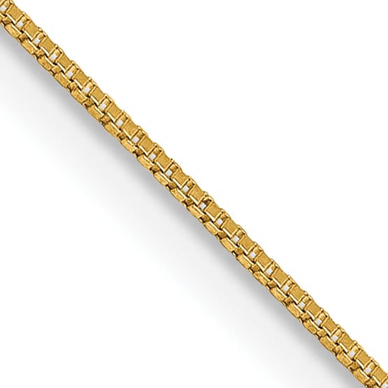 14K Yellow Gold .5mm Box Chain