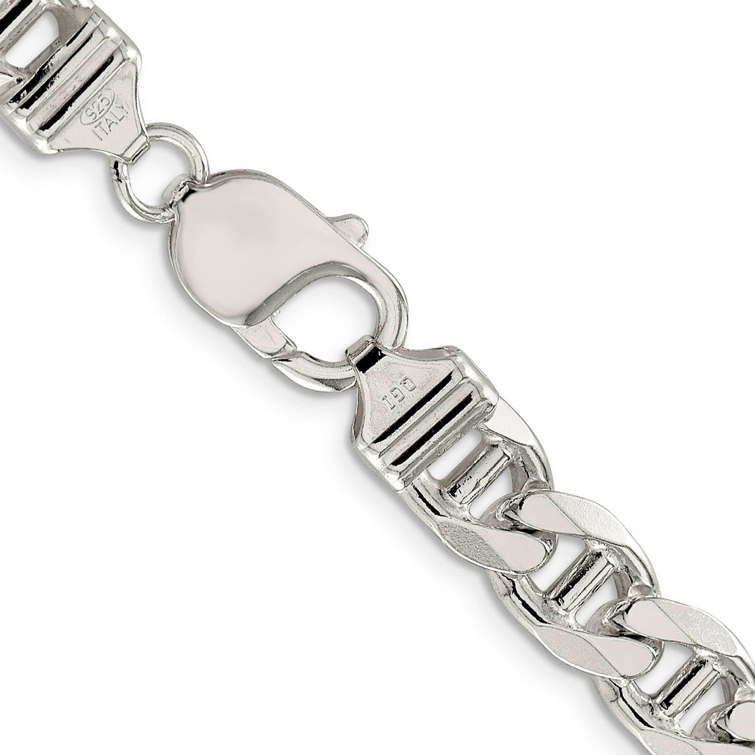 Sterling Silver 8.75mm Figaro Anchor Chain 26 Inch