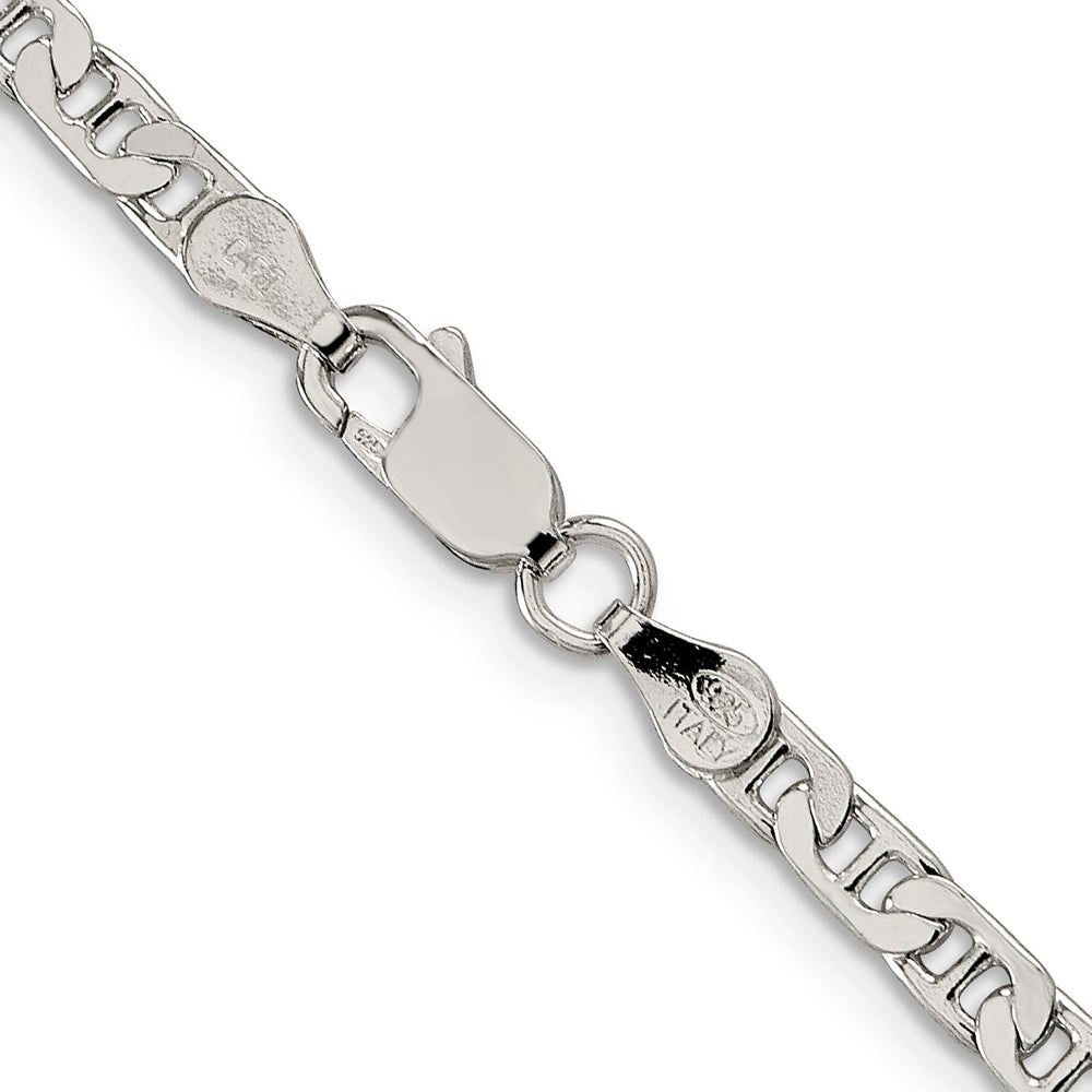 Sterling Silver 3.75mm Flat Anchor Chain 26 Inch