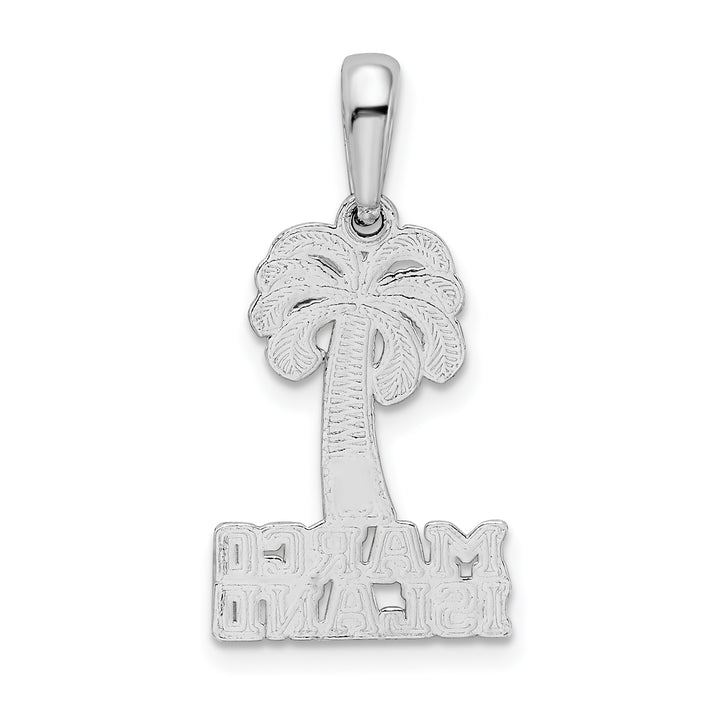 Sterling Silver Marco Island Palm Tree Pendant