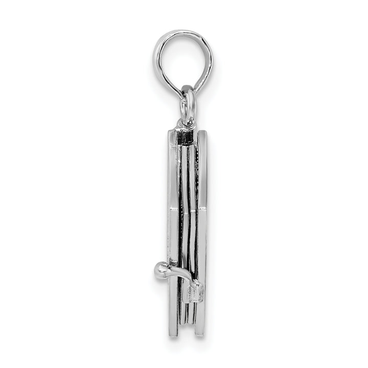 Sterling Silver 3D Moveable Lord's Prayer Bible Pendant