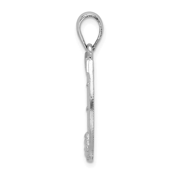 Lovely Rita's Pendants & Charms Sterling Silver Polished Dollar Sign in Horseshoe Pendant