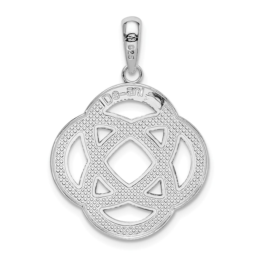Lovely Rita's Pendants & Charms Sterling Silver Polished Celtic Circle Eternity Knot Pendant