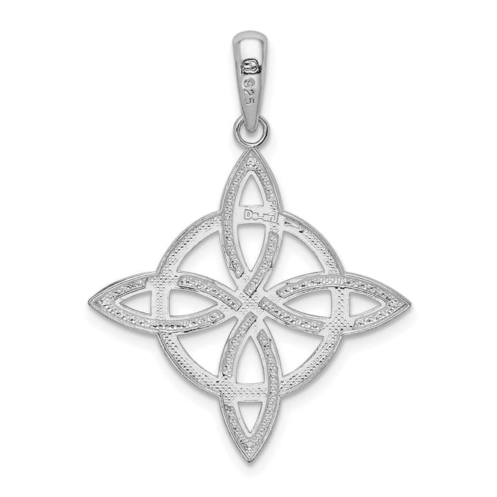 Lovely Rita's Pendants & Charms Sterling Silver Polished Celtic Eternity Knot Pendant