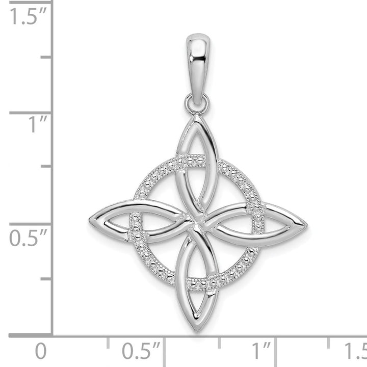 Lovely Rita's Pendants & Charms Sterling Silver Polished Celtic Eternity Knot Pendant