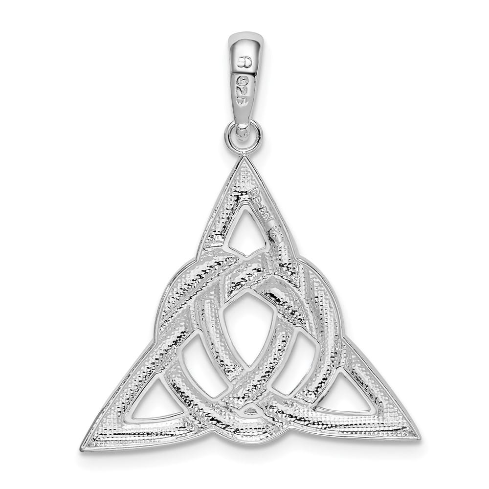 Lovely Rita's Pendants & Charms Sterling Silver Polished Celtic Trinity Knot Pendant