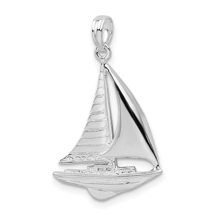 Sterling Silver Sailboat Pendant
