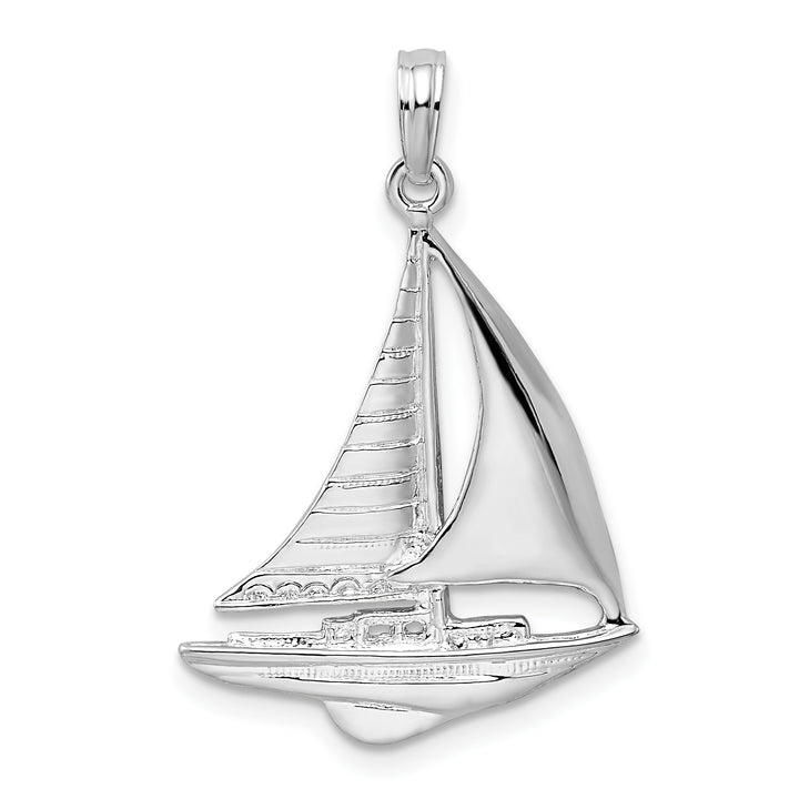 Sterling Silver Sailboat Pendant