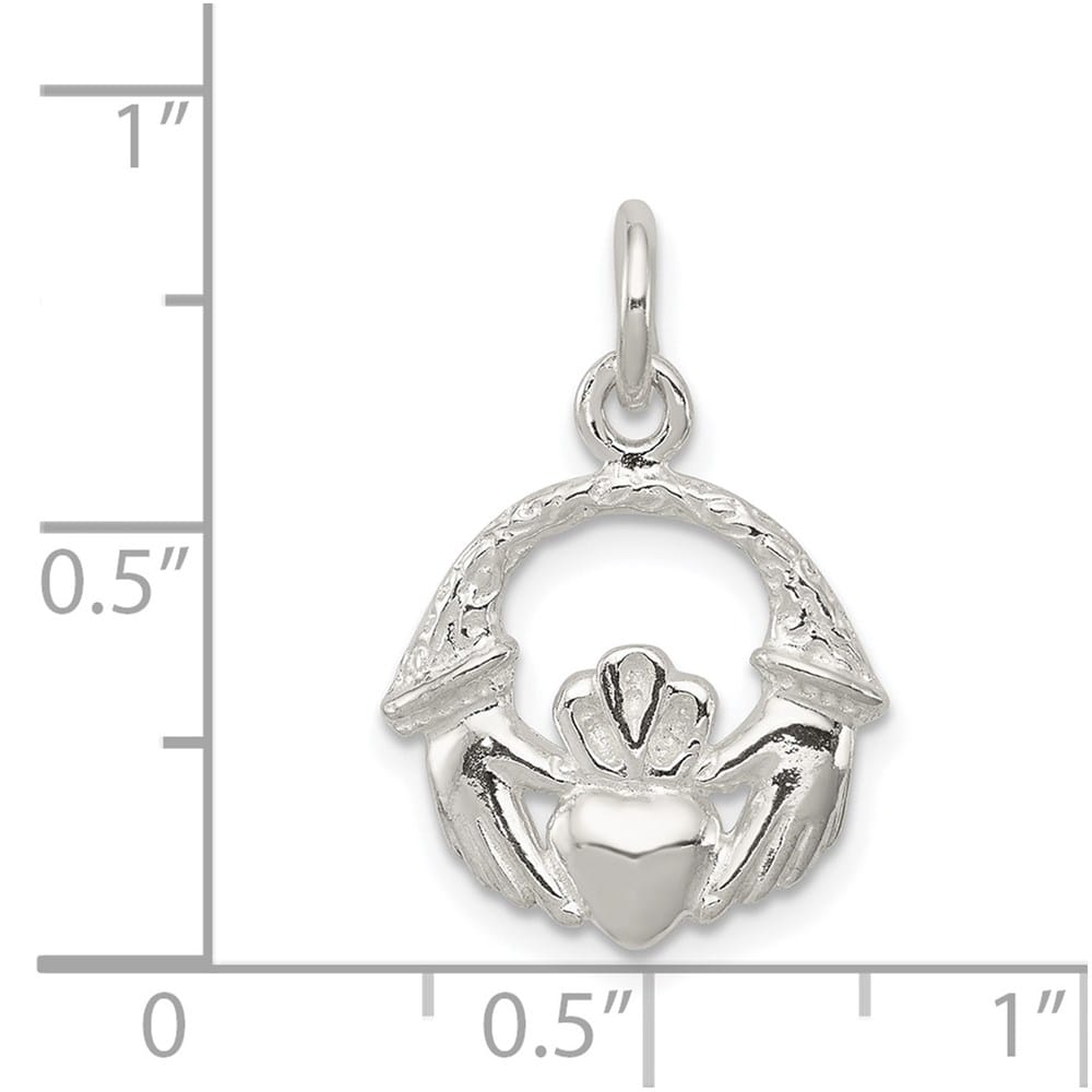 Lovely Rita's Pendants & Charms Sterling Silver Claddagh Charm