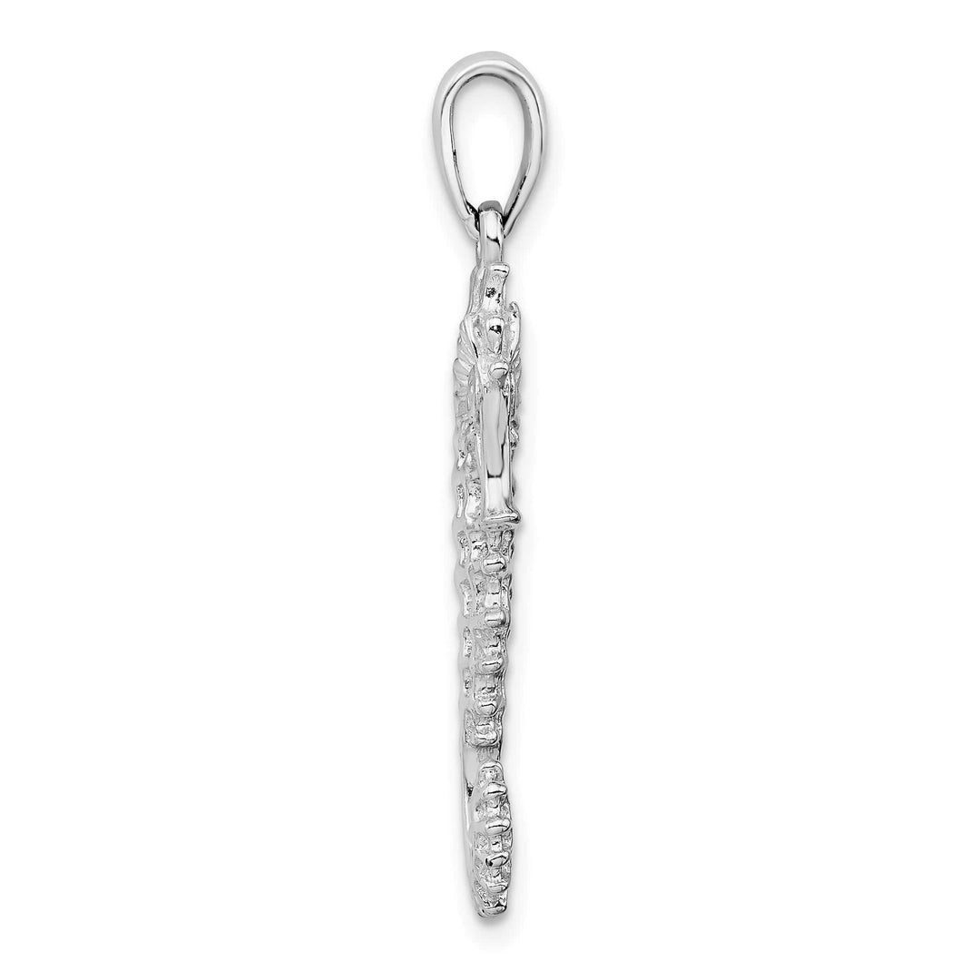 Sterling Silver 3D Sea Horse Pendant