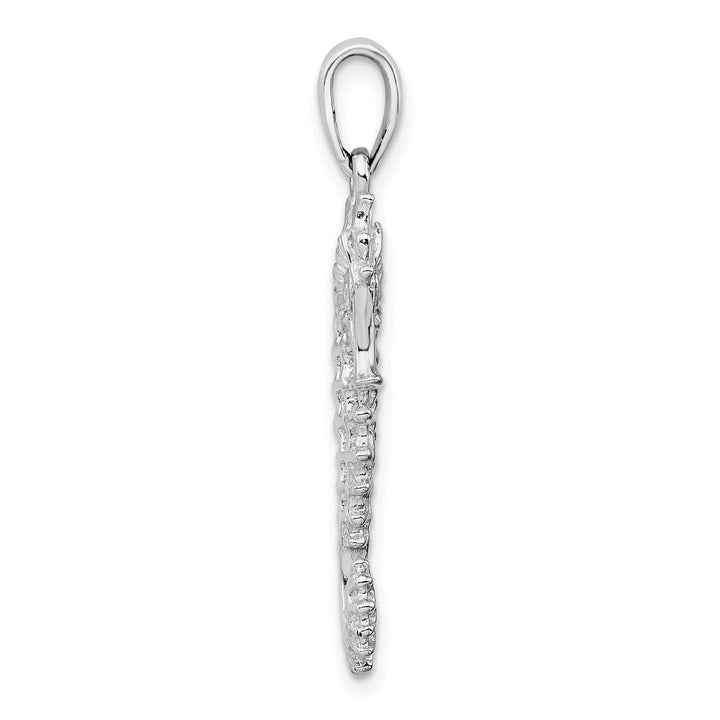 Sterling Silver 3D Sea Horse Pendant
