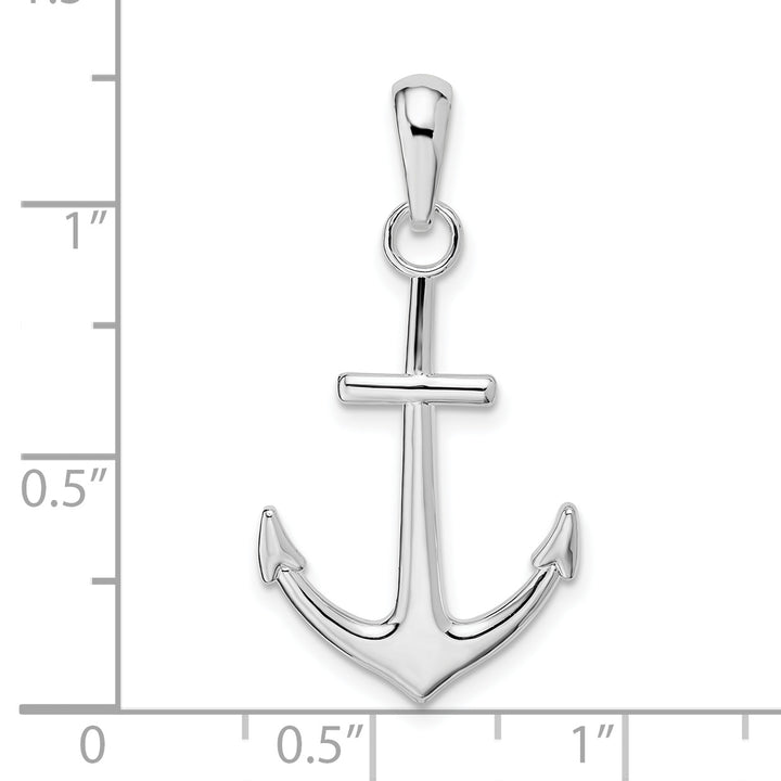 Sterling Silver Anchor Pendant