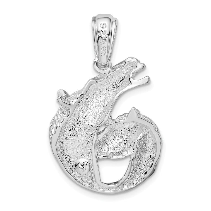 Lovely Rita's Pendants & Charms Sterling Silver Polished Horse and Foal Pendant