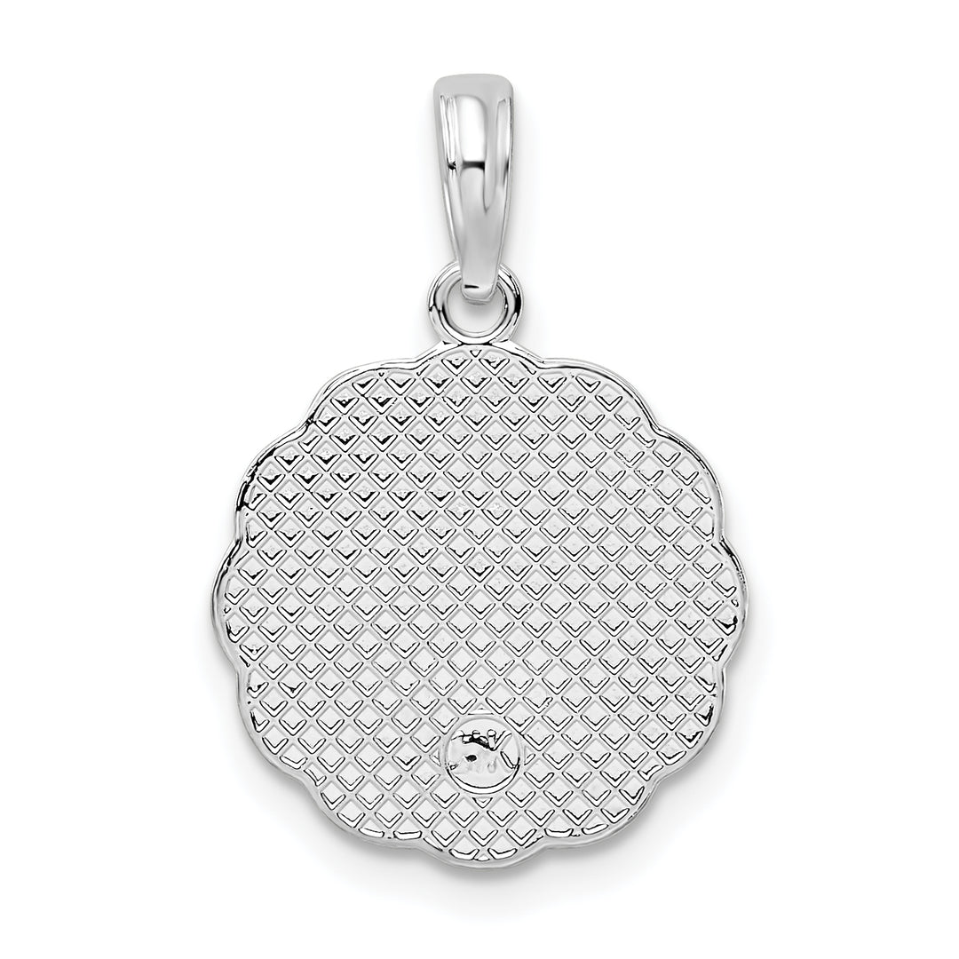 Sterling Silver Scalloped Holy Communion Pendant