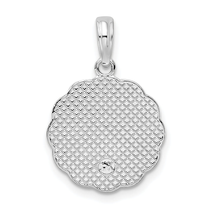Sterling Silver Scalloped Holy Communion Pendant