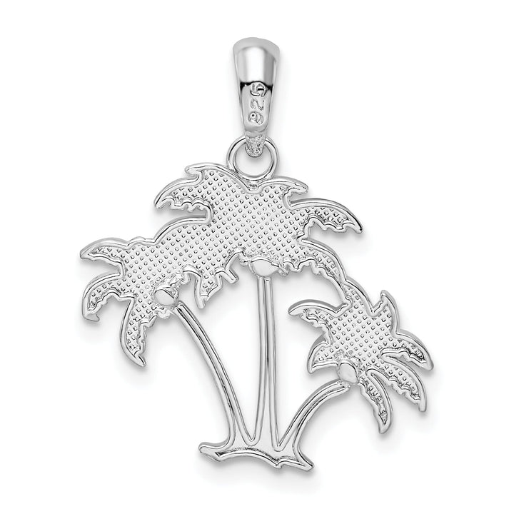 Sterling Silver Palm Trees Pendant