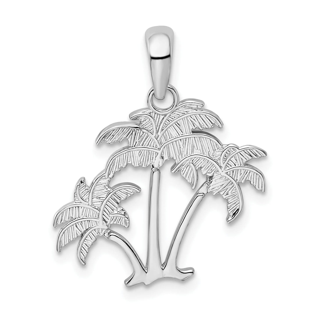 Sterling Silver Palm Trees Pendant