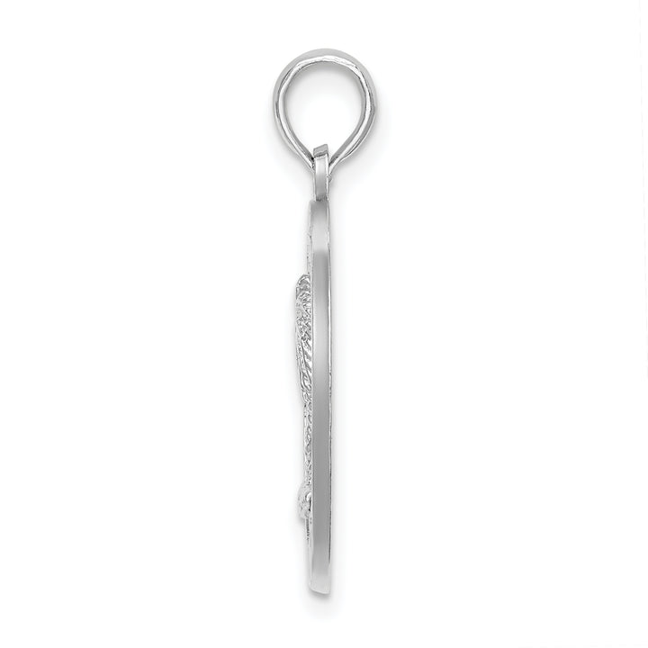 Sterling Silver Charleston Circle with Palm Tree Pendant