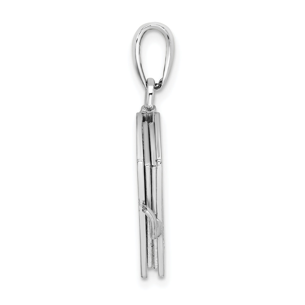 Sterling Silver Moveable 3D Lord's Prayer Bible Pendant