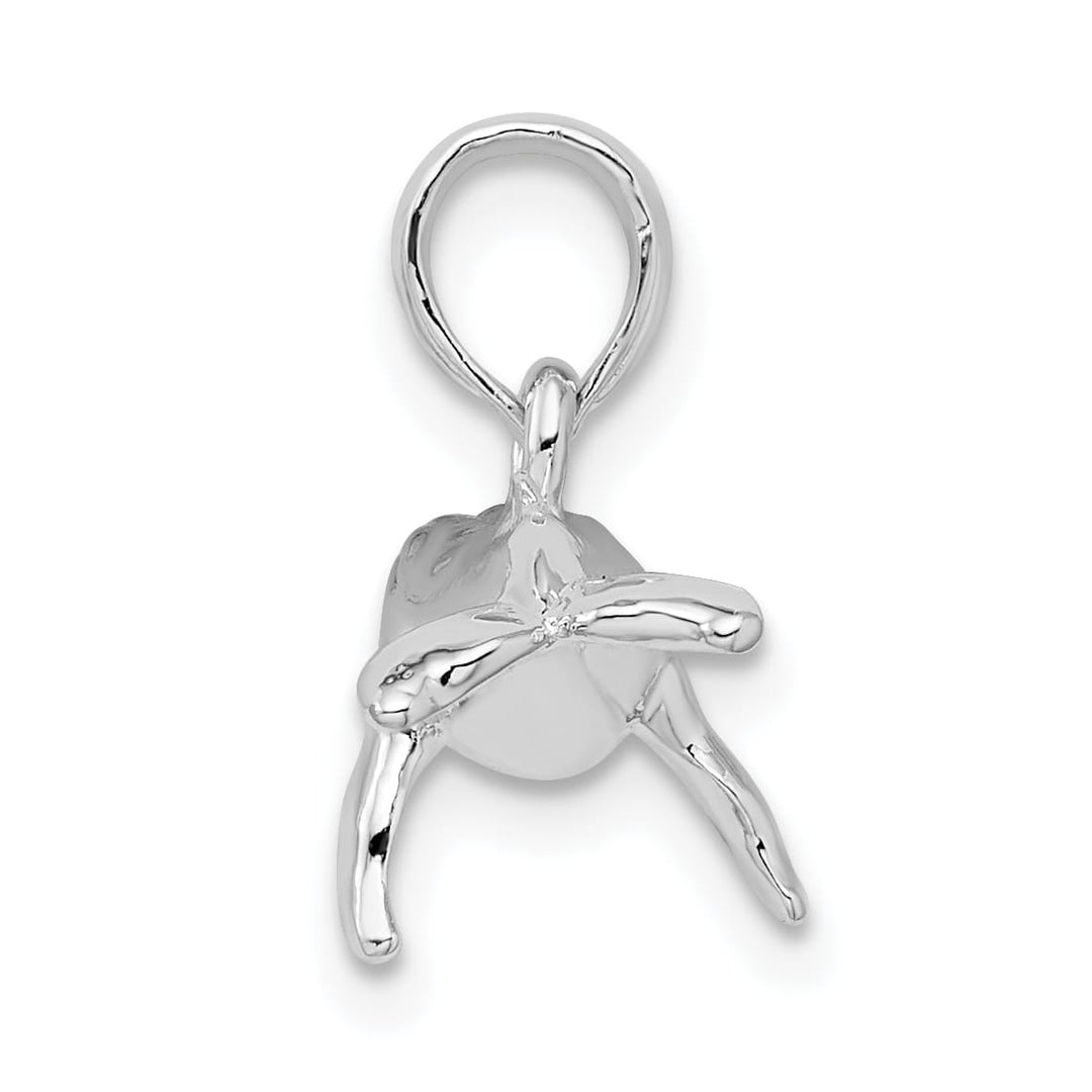 Sterling Silver 3D Humpback Whale Pendant