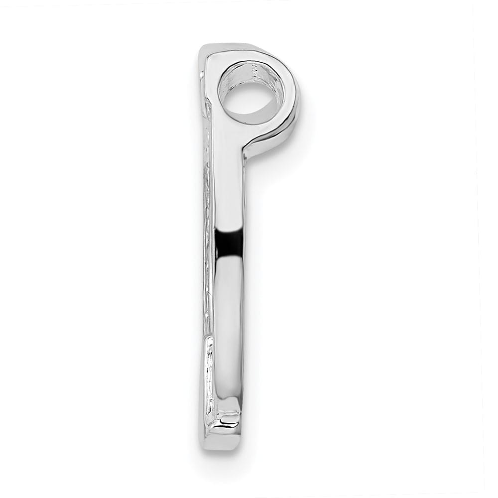 Lovely Rita's Pendants & Charms Sterling Silver Polished Horseshoe Chain Slide