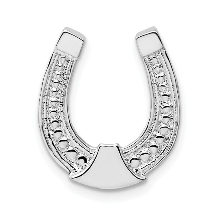 Lovely Rita's Pendants & Charms Sterling Silver Polished Horseshoe Chain Slide