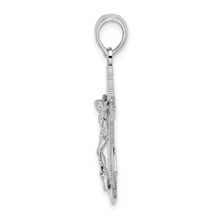 Sterling Silver Polished Mariners Crucifix Pendant