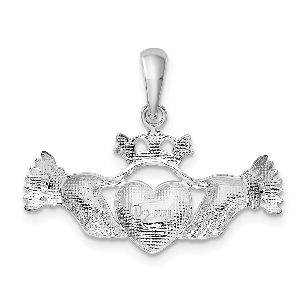 Lovely Rita's Pendants & Charms Sterling Silver Polished Claddagh Pendant