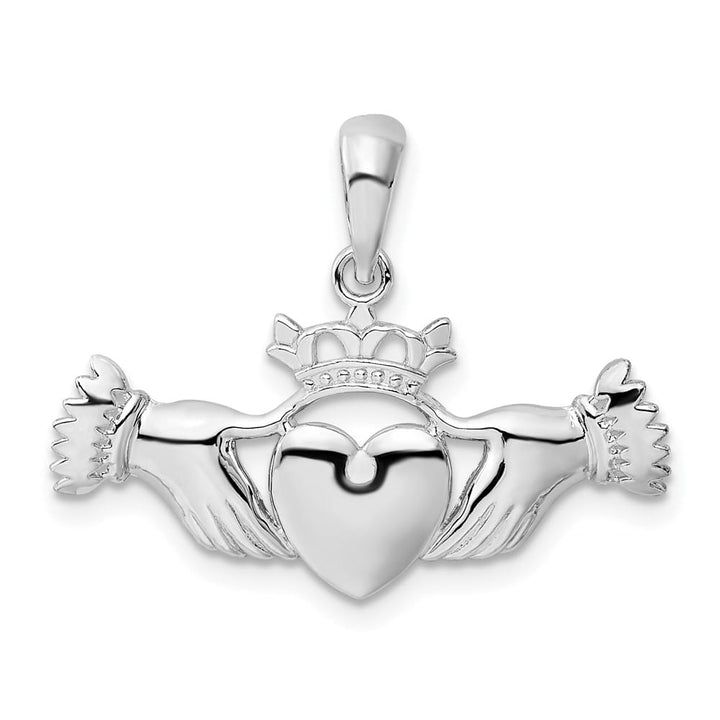 Lovely Rita's Pendants & Charms Sterling Silver Polished Claddagh Pendant