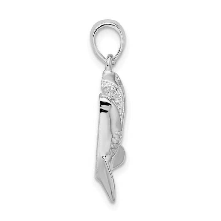 Sterling Silver Jumping Shark Pendant