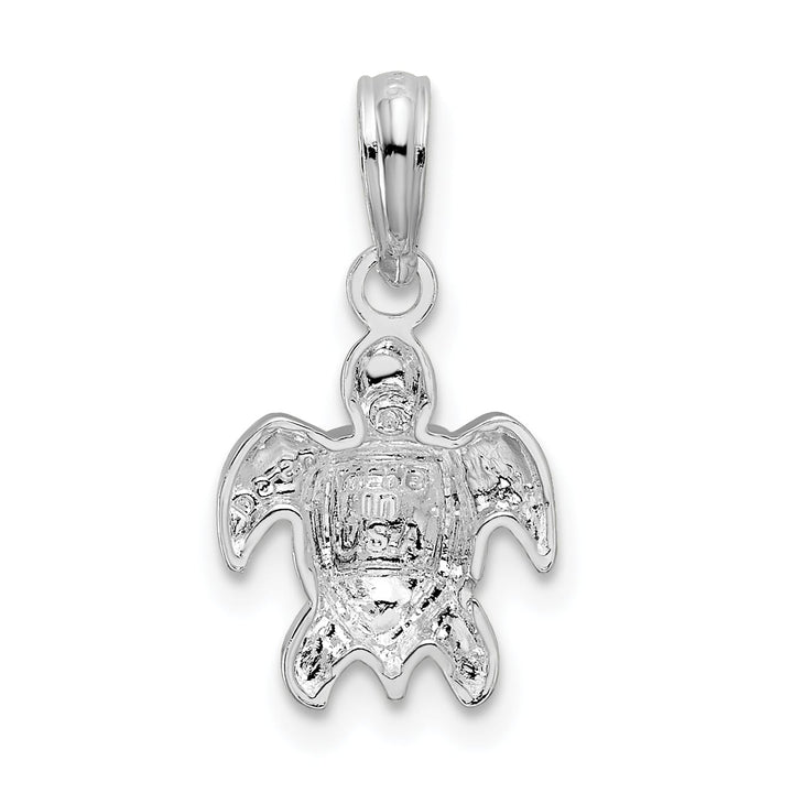 Sterling Silver Mini Sea Turtle Pendant