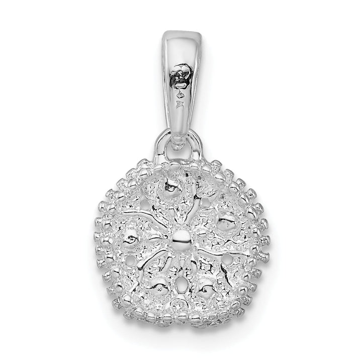 Sterling Silver Sand Dollar with 14k Starfish Pendant