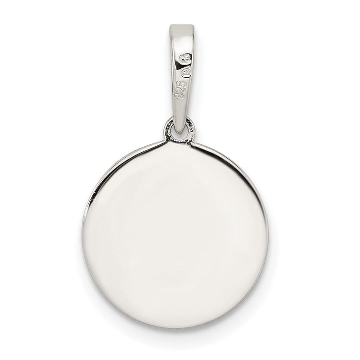 Lovely Rita's Pendants & Charms Sterling Silver Enameled Yin Yang Pendant