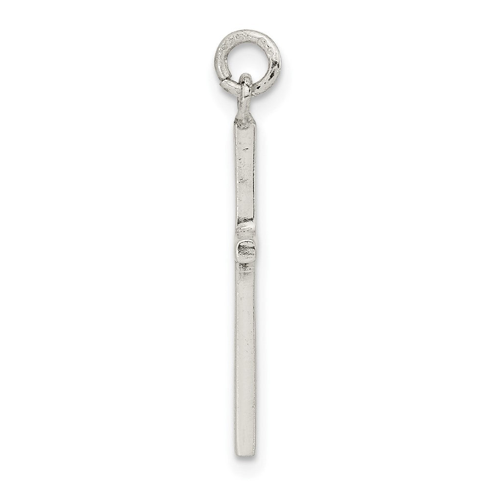 Sterling Silver Polished Cross Pendant 23.27x14.2mm, view 2 of 3