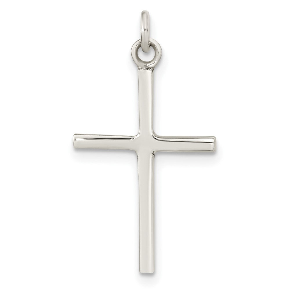 Sterling Silver Polished Cross Pendant 23.27x14.2mm